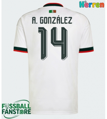 Mexiko Armando Gonzalez #14 Replik Auswärtstrikot WM 2026 Kurzarm
